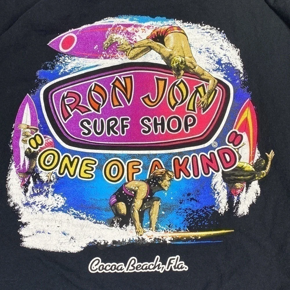 Ron Jon Surf Shop One Of A Kind Cocoa Beach, Florida Black Tshirt XL